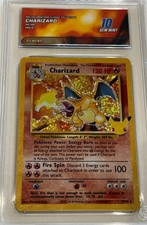 Aura 10 Charizard 4/102 Celebrations 25th Gem Mint Pokemon Card Classic Collect picture