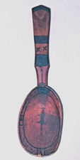 19th C. Northwest Coast Yup'ik spoon with the figure of a serpent in bowl picture