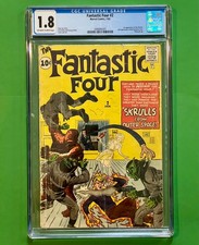 Fantastic Four #2 (Marvel, Jan 1962) 2nd Fantastic Four 1st app Skrulls  **KEY picture