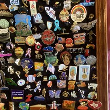Large Lot Lapel Pins Approx 100 EI picture
