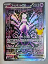 Pokemon 30th Anniversary Celebration Mewtwo EX SIR 151/128 NM Pack Fresh picture