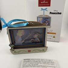 Hallmark Keepsake 2025 Geppetto's Wish Come True Disney Pinocc Ornament picture