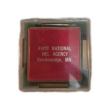 Vintage First National Bank Breckenridge Minnesota,  Alen Wrench Gift Set. picture