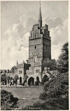 Vintage Postcard Rostock I. M. Kropelinertor Historical Landmark Rostock Germany picture