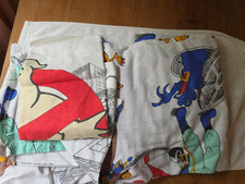 VINTAGE 1980s GHOST BUSTERS TWIN SHEETS -FLAT + FITTED + PIllow Case picture