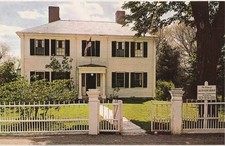 Emerson House Concord MA Ralph Waldo Emerson Home Plastichrome Postcard picture