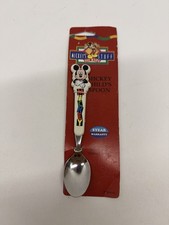 Vintage 1990s Disney Mickey Mouse Child’s Spoon Mickey’s Stuff for Kids NEW picture