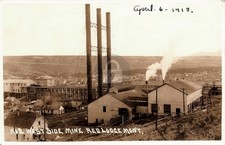 West Side Mine Red Lodge Montana MT 1918 RPPC Photo Postcard COPY picture