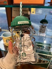 2026 Glass Starbucks Bearista Bear Cold Cup Holiday Limited Edition picture