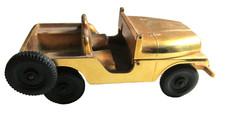 RARE VINTAGE Gold Plated WILLYS JEEP Executive Model Jeep Gift to RETIREES Jeeps picture