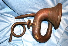 VINTAGE ANTIQUE BRASS RUBES CAR AUTOMOTIVE HORN BRASS ERA WITH SCREEN picture
