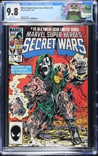 MSH SECRET WARS #10 CGC 9.8 White Pgs Classic Doctor Doom Zeck Cover 1985 picture