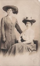 RPPC Chicago LGBTQ Women E M Atkins Blind Stamp Antique Photo Postcard F14 picture