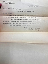 1905 Charles Waldron Clowe William Wallace Chase Formation of Lake George Club picture