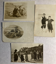 4 Vintage RPPC The Edwardian & Egg Toss Lot Unposted ++++ couples RPPC picture