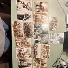 Native American Apache Vintage Postcards Lot Chrome Era Tribal Scenes Lithograph picture