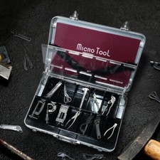 12 Types Micro Tool Set Miniature Collectibles Attaché Case Dad Gift Japan New picture