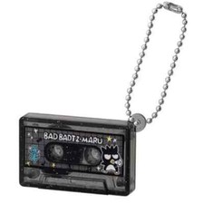 Sanrio Characters Cassette Tape Mini Charm Keychain Bad Badtz-Maru 2024 picture