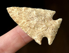 EXCEPTIONAL MISSOURI PELICAN LAKE POINT AUTHENTIC ARROWHEAD INDIAN ARTIFACT B37 picture