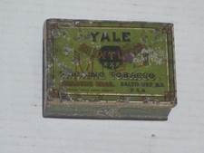VINTAGE ANTIQUE MARBURG BROS YALE MIXTURE SMOKING TOBACCO TIN picture