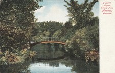 Madison WI-Wisconsin, Lagoon, Tenney Park Vintage Souvenir Postcard picture