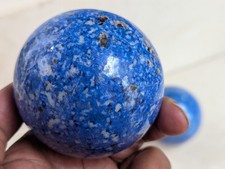 Lapis lazuli Spheres Large (65-70mm, 450gm), Royal Blue Polished Home Accent picture