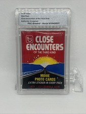 1978 Topps Close Encounters Third Kind Wax Pack Authentic Unopened Encapsulated picture