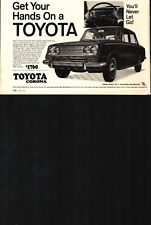 1967 Toyota Corona Vintage Print Ad Get Your Hands On A Toyota b6 picture