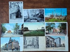 9 NEW JERSEY Postcards - MILFORD / BRIDGETON / FLEMINGTON / TRENTON picture