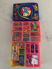 Vintage Lisa Frank Treasure Fulls Jewelry Making Kit Beads Stickers Directions picture