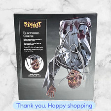 Spirit Halloween 3 Ft 6 In Electrified Corpse Animatronic Horror Prop Decor NEW picture