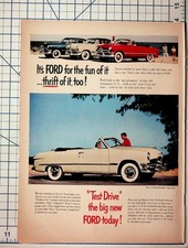 1950 Ford Car Magazine Ad 
