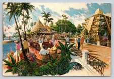 Rare 1982 EPCOT Center Grand Opening Mexico Pavilion Postcard - Walt Disney picture