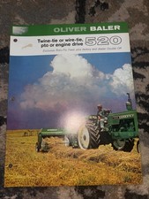 Oliver Tractor 520 Baler For 1968 Brochure DCPA26 picture