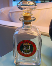 Old Course St Andrews Scotland golf decanter. Scottish bars ware. Cork picture