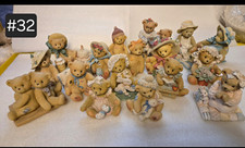 Cherished Teddies Collection – Lot of 17 Figurines  Add a charming collection of picture