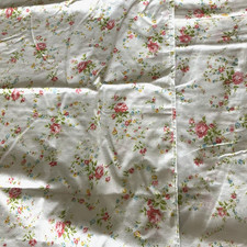Cannon Monticello Vintage Cottage Core Floral Full Sheet Set 4 Piece USA Made picture