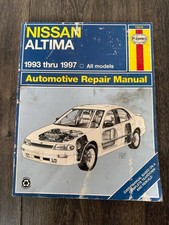 Haynes Nissan Altima 1993-1997 Automotive Repair Manual picture