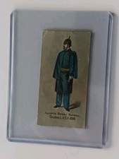 Vintage 1886 KINNEY Brothers Tobacco Co. Card Colonel USA Military Uniform  picture