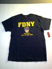 FDNY Tee Shirt  Mens size Large Officially Licensed City of New York Fire Dept. picture