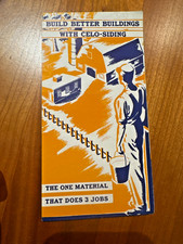FREE SHIP Vintage 1930s Celo-Siding Brochure picture