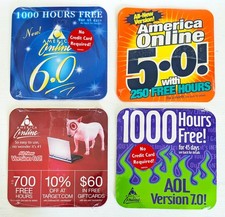 AOL CD Collection, America Online Set of 4 picture