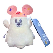 Disney 2026 Halloween Mickey Ghost Magnetic Shoulder Pal Plush Light-Up - NEW picture