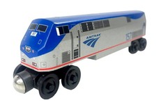 Whittle Shortline Wooden Amtrak Train GE P42 Genesis 157 6.75