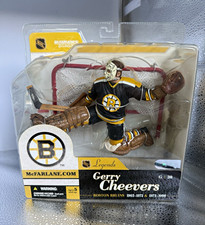 McFarlane Toys Legends NHL Series 1 Gerry Cheevers Bruins Figure Hockey Goal picture