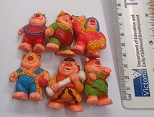 VINTAGE 1986 SOMA M.A.S.T.E.R. Monster Man Soft PVC Figures Lot of 6 80s Toys picture