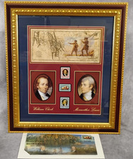 USPS Lewis & Clark Bicentennial Framed Stamp Display First Day Cover 1804-2004 picture