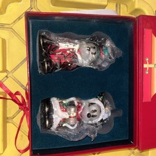 VTG Christopher Radko 1997 Disneyana Convention Mistletoe Mickey & Minnie picture