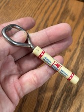 Vintage Original Bakelite Mobilgas Mobil Oil Darien Center Bottle Opener picture
