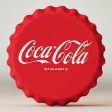 Coca-Cola Classic Bottle Cap Metal Sign picture